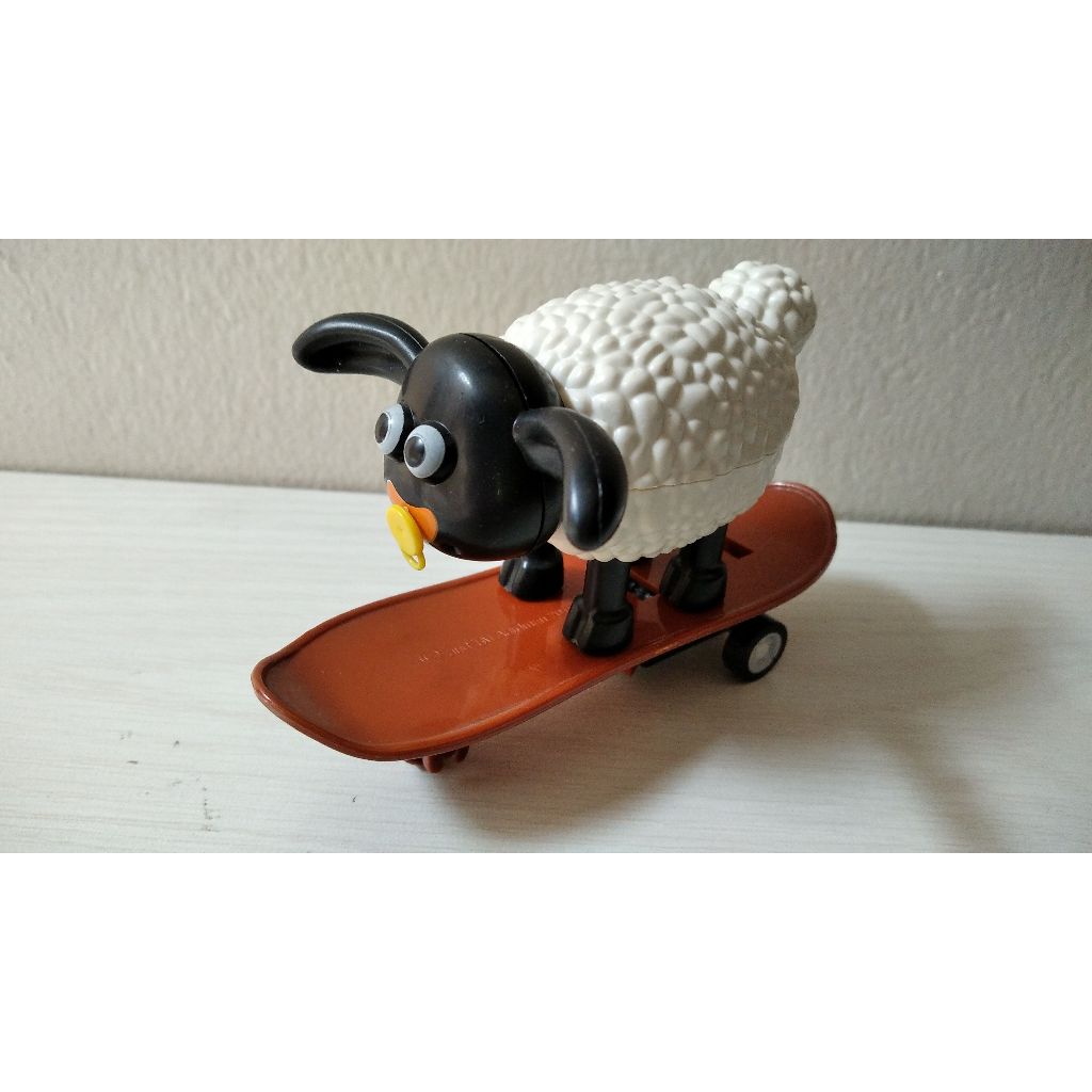 Shawn the Sheep Skateboard Patung karakter bekas