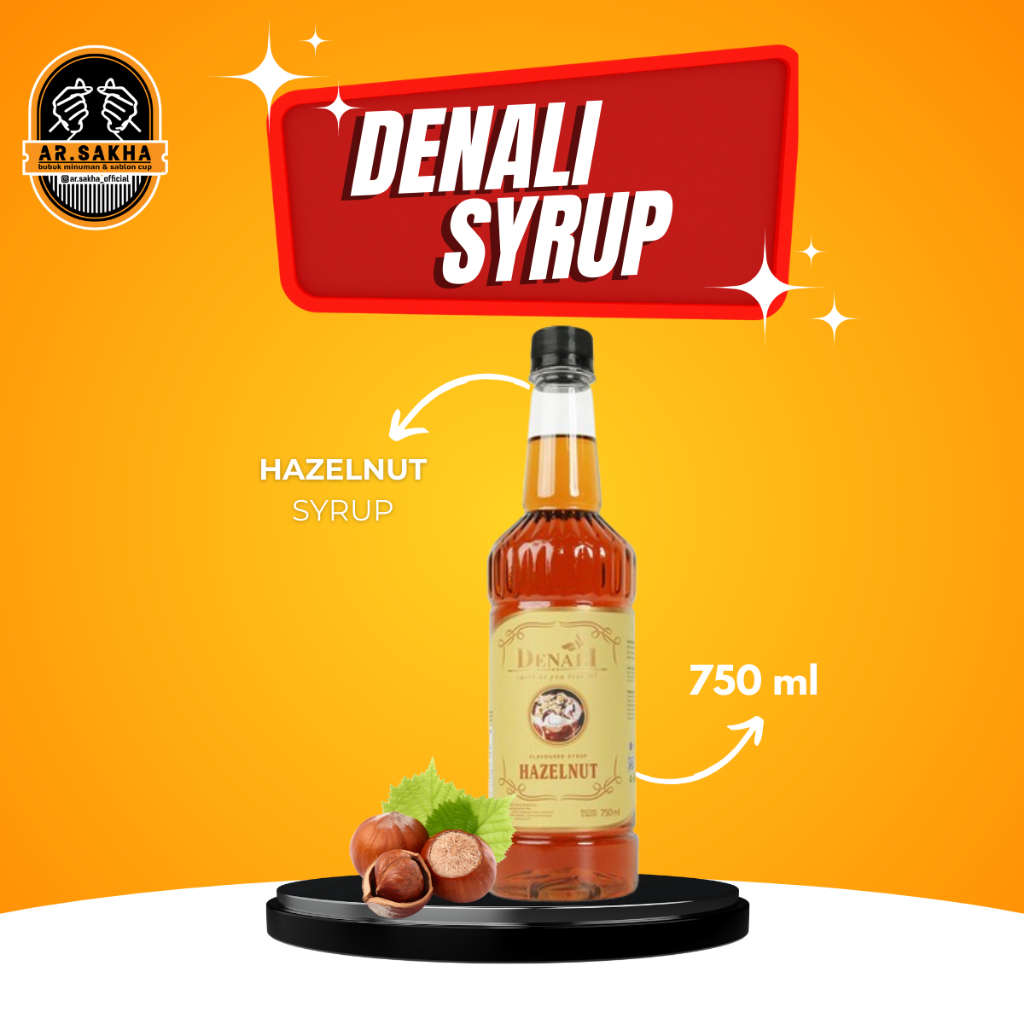 

Denali Syrup Hazelnut 750 ML -Denali Syrup