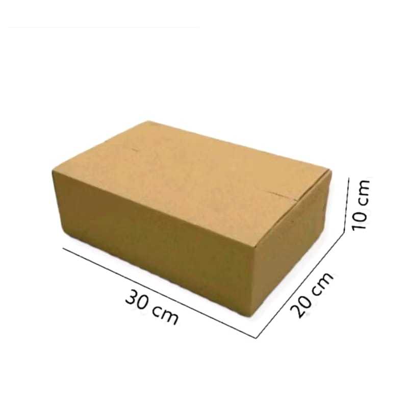 

Kardus Karton Box Ukuran 30x20x10 CM.... ST Single Wall Polos Untuk Packing Souvenir dll