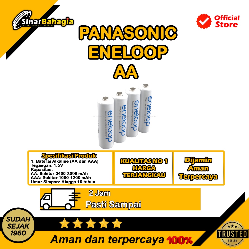 BATERAI PANASONIC ENELOOP AA