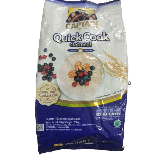 

CAPTAIN OATS QUICK COOKING 1KG