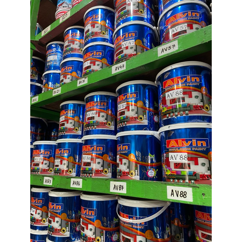 CAT TEMBOK EXTERIOR & INTERIOR — “ALVIN”