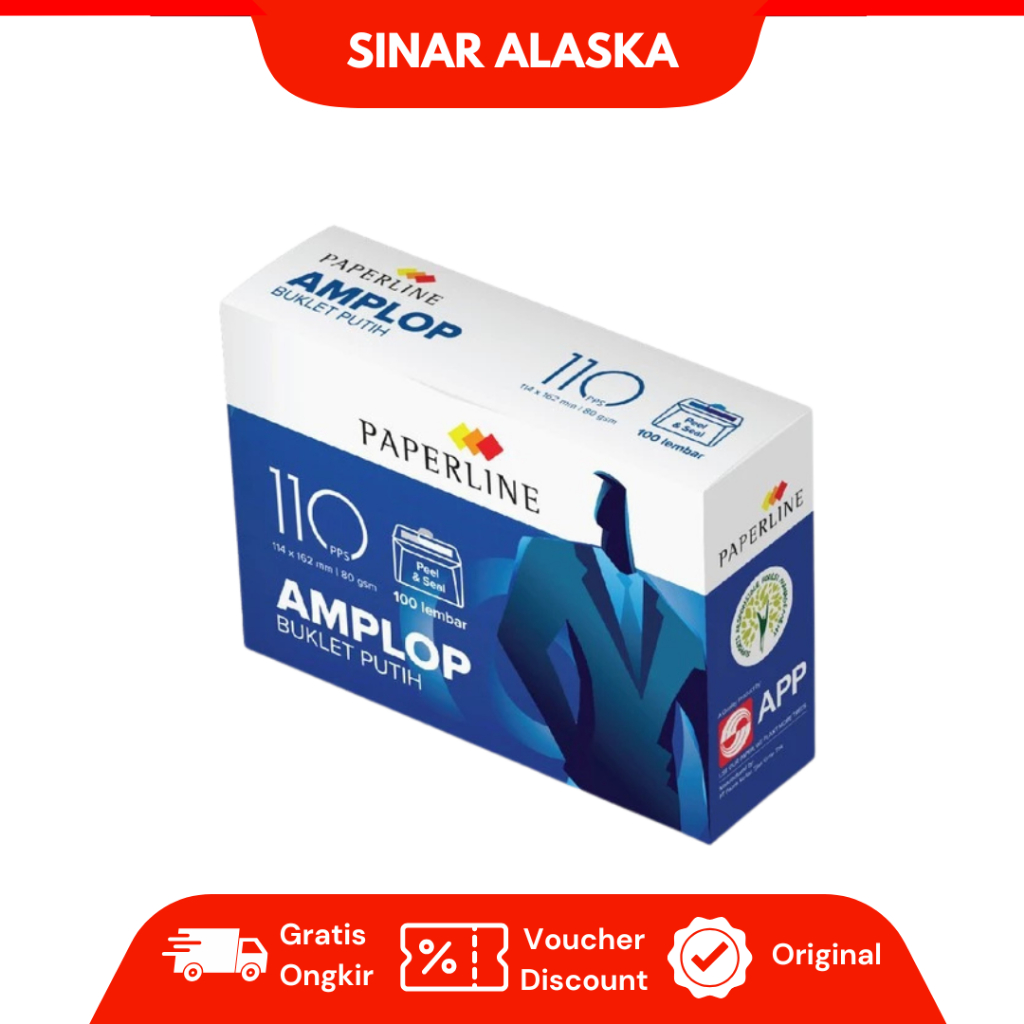

Amplop Putih Paperline / Paperline Amplop 110 PPS