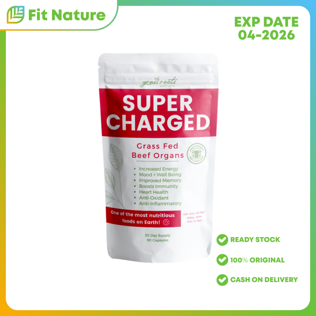 

Grass Root Wellness Super Chargerd 90 Capsules