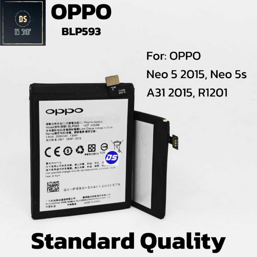 BATERAI HP OPPO NEO 5 / A31 / A31T / R1201 ORI BLP593 BLP 593 Batre
