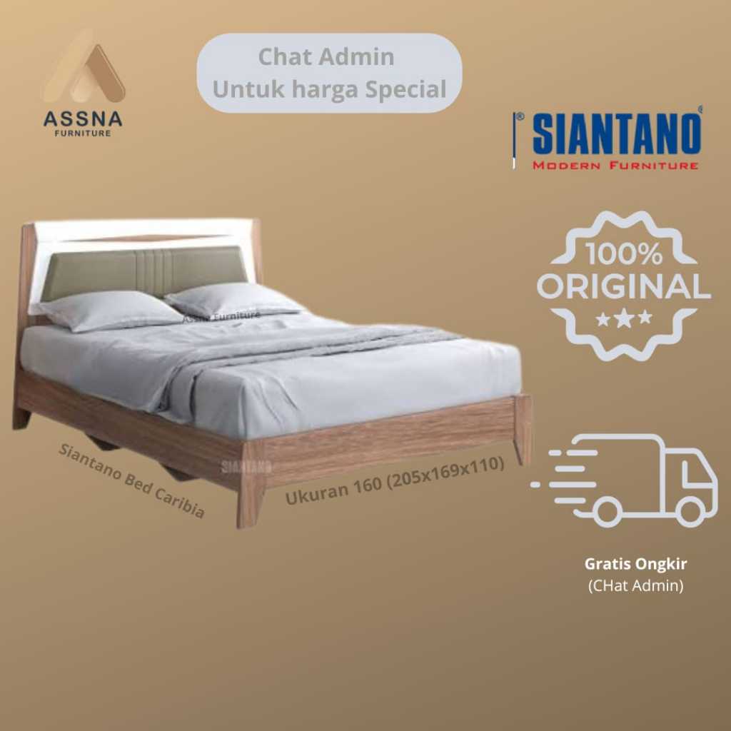 Bed Divan Ranjang Siantano CARIBIA Tempat Tidur Divan Sandaran 160