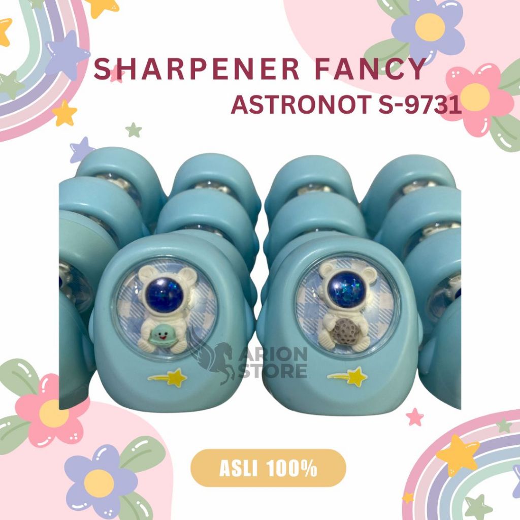 

[ARION STORE] RAUTAN PENSIL ASTRONOT S-9731 2 LUBANG / SHARPENER LUCU [PCS]