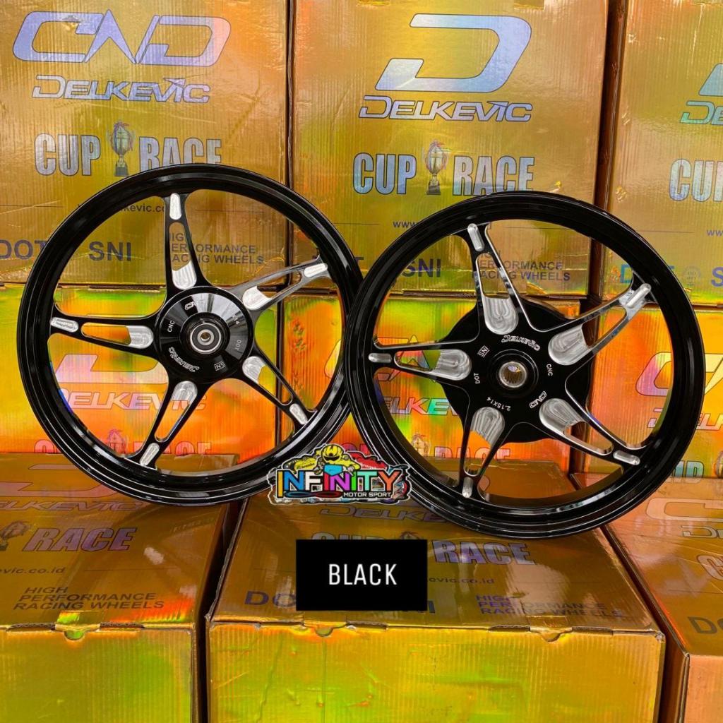 VELG DELKEVIC K-SPEED MIO SPORTY AEROX NEW/OLD  MIO M3 BEAT/SCOOPY VARIO 110/125/150 VARIO 160 CBS V