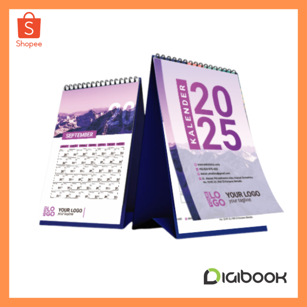 

Custom Kalender Meja 2025 / Kalender Duduk Custom Foto Tatakan Linen 12 Lembar