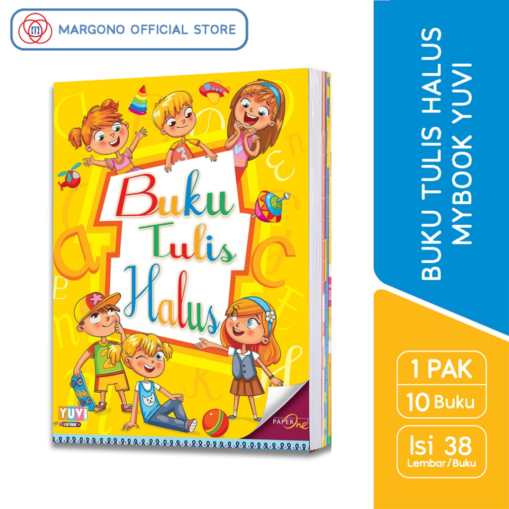 

My Book Yuvi Buku Tulis Halus Garis 3 38 Lembar