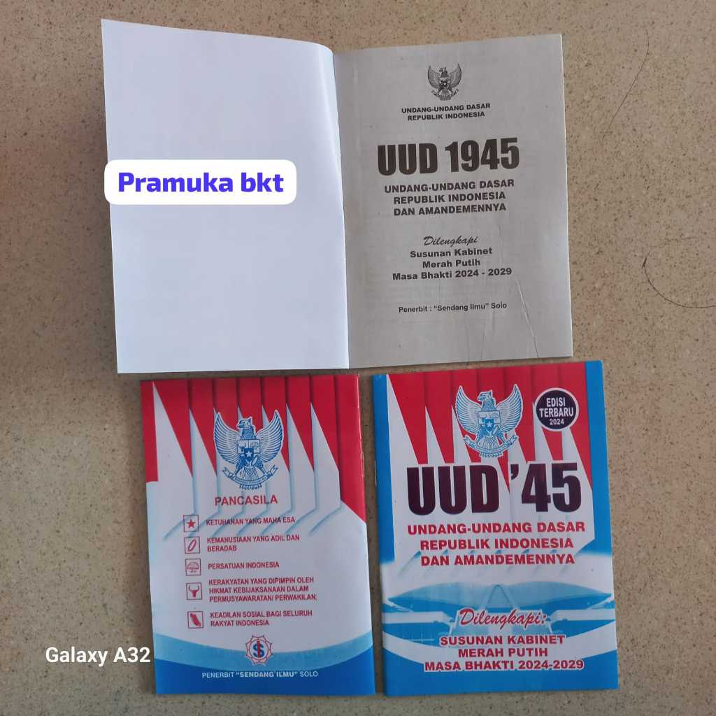 

UUD 45 60 biji edisi 48 halaman(1300g)