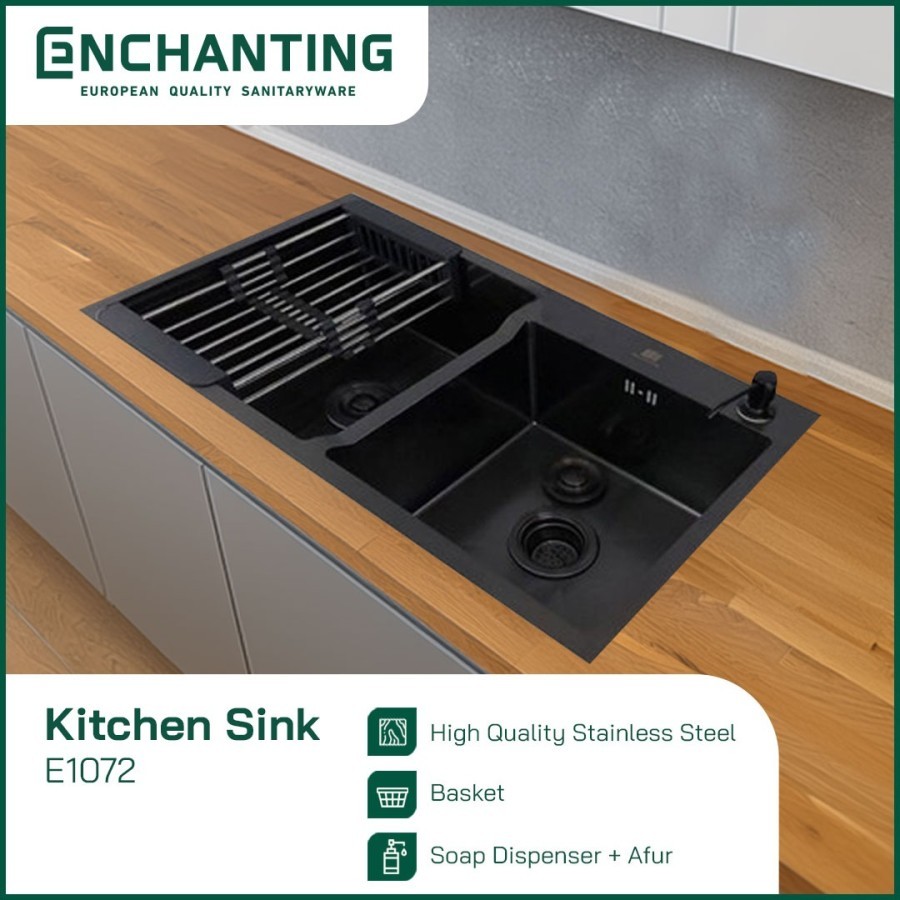 Kitchen Sink Dapur / Bak Cuci Piring Europe Enchanting E1072