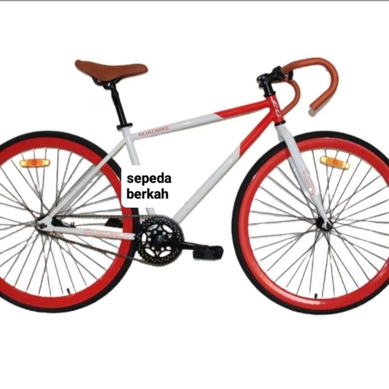sepeda fixie Evergreen 700 c remnya torpedo ukuran ban 700x28c