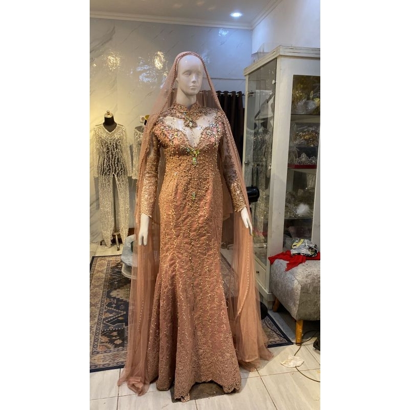 preloved baju pengantin / preloved gown pengantin / preloved kebaya penganti / kebaya second gown pe