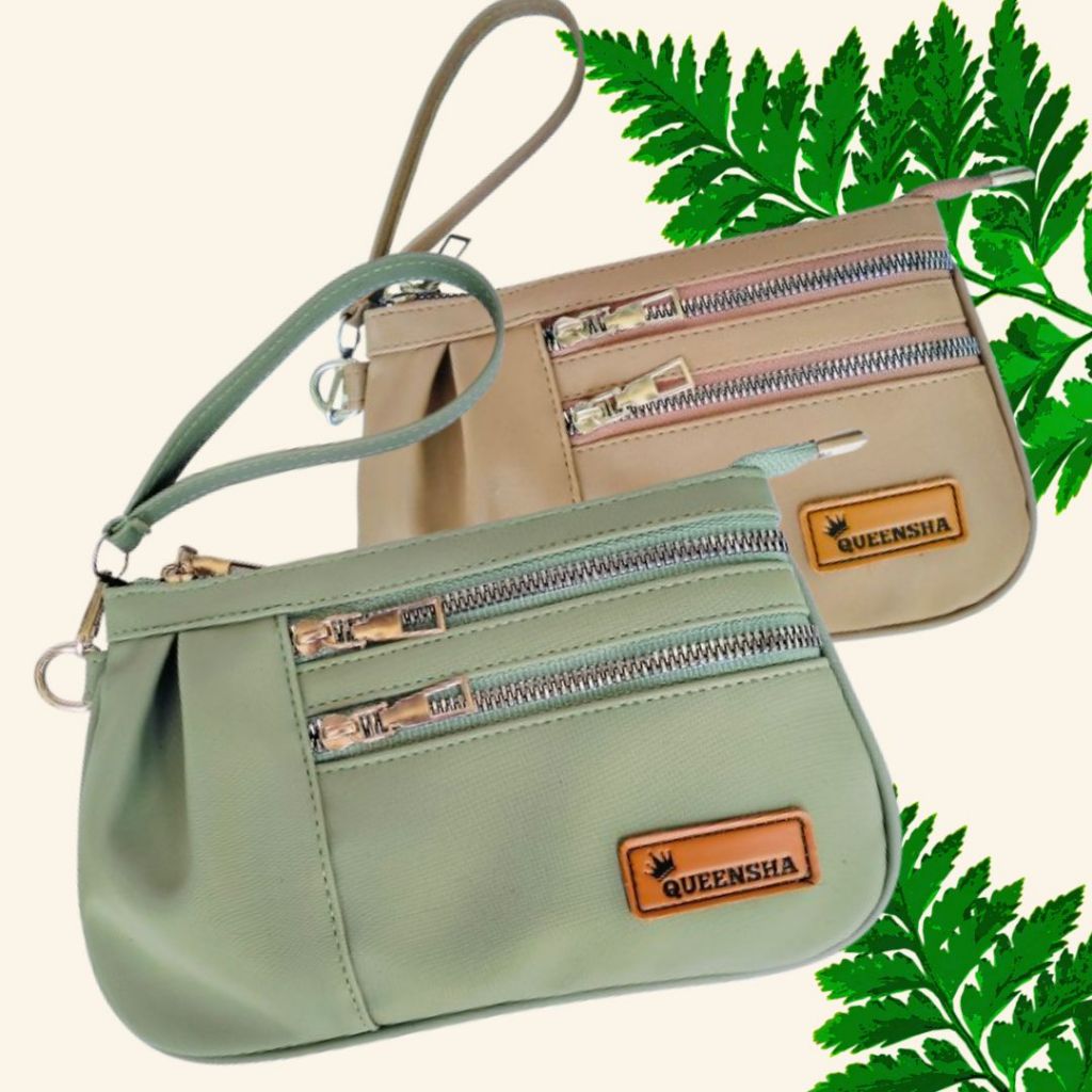 Dompet wanita Marisa Pouch terbaru tiga res model kekinian Model Terbaru Muat Hp Dan Uang