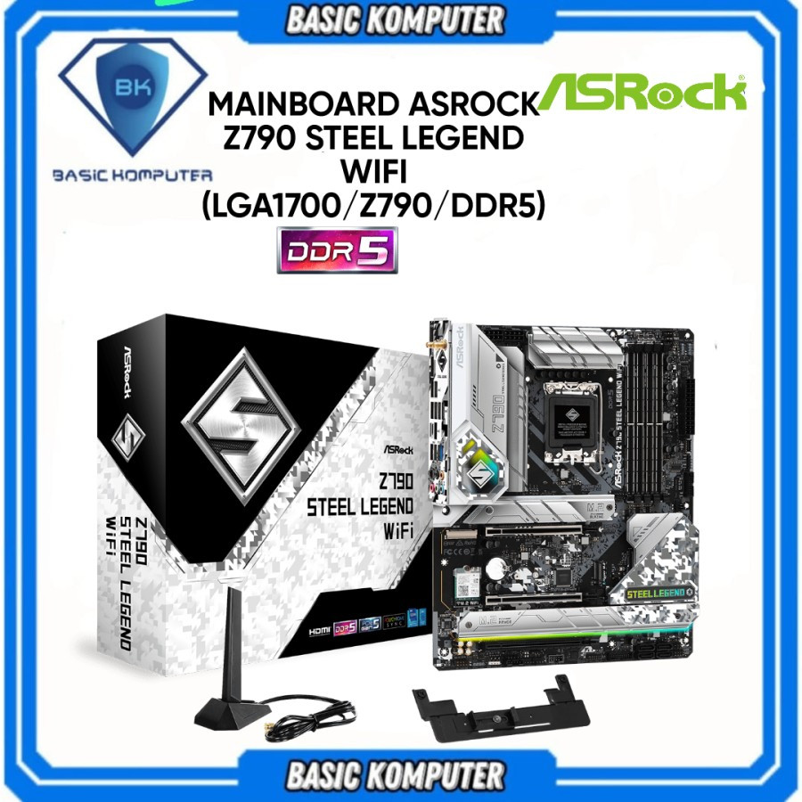 Motherboard Asrock Z790 Steel Legend Wifi ( LGA1700 / Z790 / DDR5 )