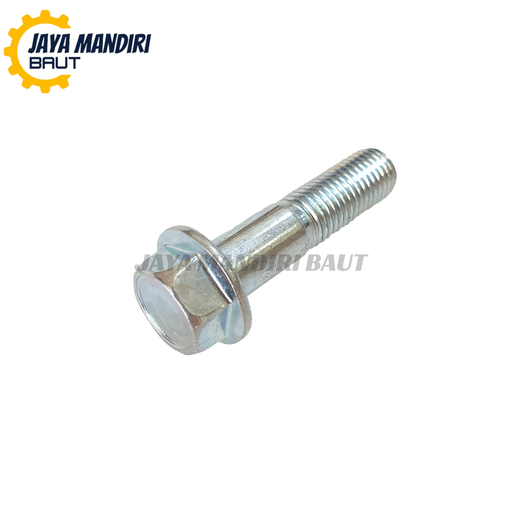 Baut Topi M10 X 40 Kunci 14 Ulir 14 Baut Topi 10X40 Putih Panjang 40mm