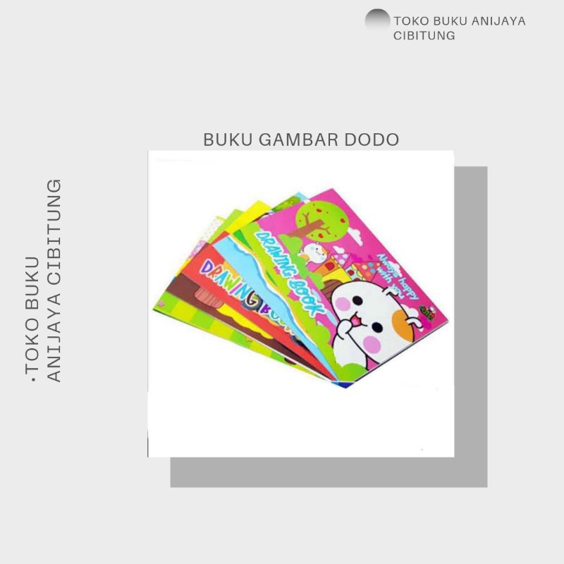 

BUKU GAMBAR DODO ISI 8 LEMBAR A4 / BUKU UNTUK MENGGAMBAR BERKUALITAS (PER PCS)