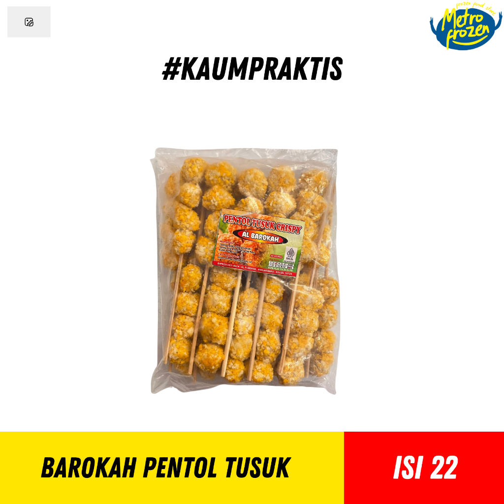 

BAROKAH Pentol Tusuk Crispy 22pcs