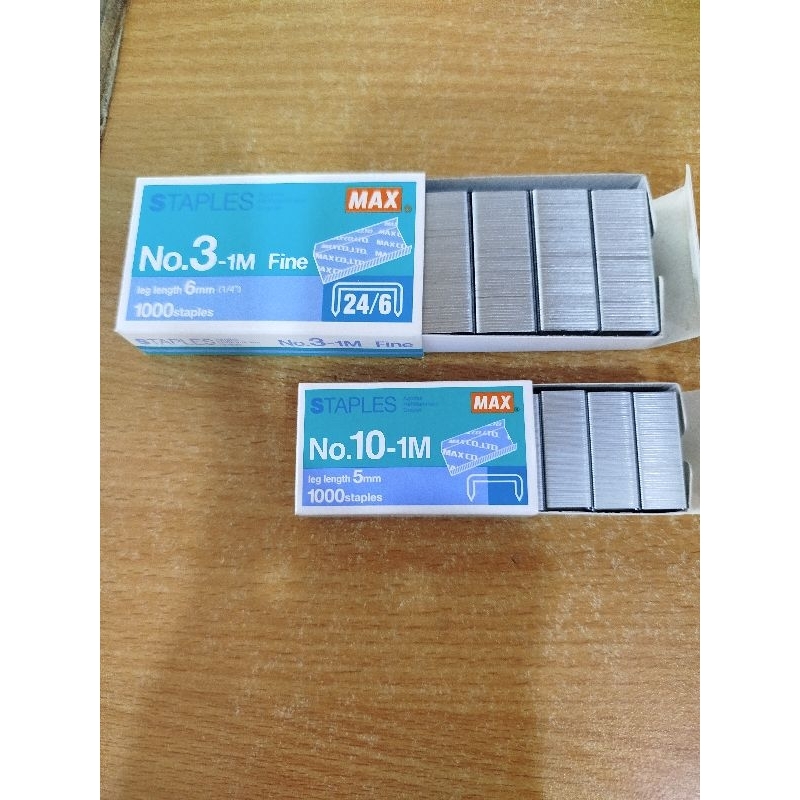 

Isi Staples Max No. 10 dan No. 3 (24/6)