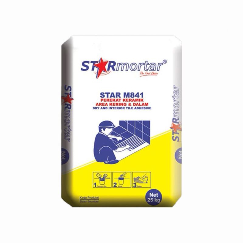 SEMEN STAR MORTAR PEREKAT KERAMIK LANTAI DAN DINDING 25 KG