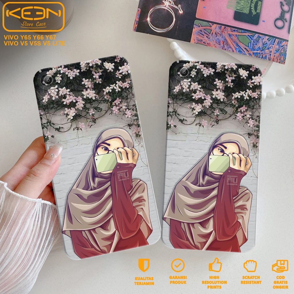 Case Hp Vivo 1601 - Casing Hp Vivo 1601 Motif Hijabers - Case Procamera - Softcase Hp Vivo 1601 - Si
