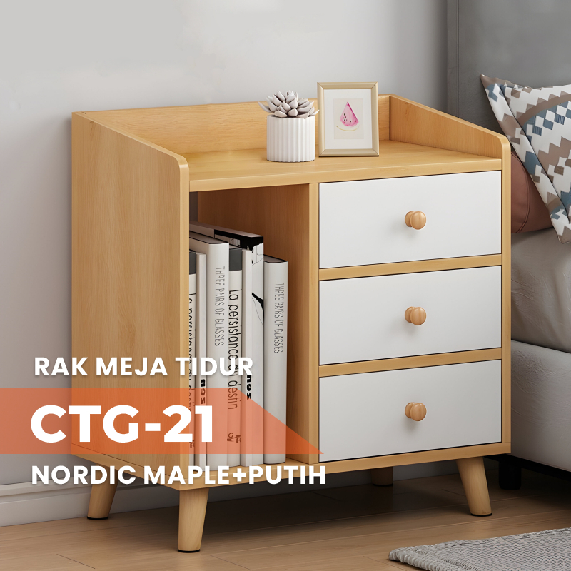 UD_Meja Sisi Meja Nakas Minimalis Meja Sudut Modern Side Table End Table Bufet Serbaguna