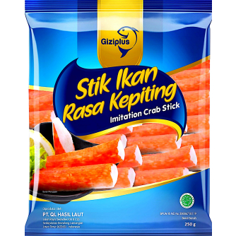 

Crab Stick | Crab Flavoured Fish Stick | Stik Ikan Rasa Kepiting Giziplus 500gr