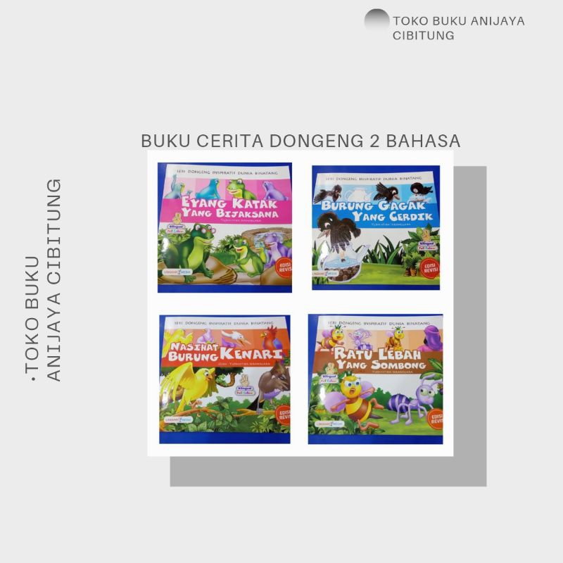 

BUKU CERITA ANAK DONGENG DUNIA BINATANG DUA BAHASA