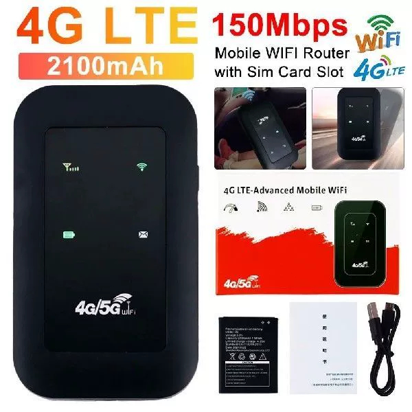 【COD】H806 Wireless Router 4G LTE Mini Modem 150Mbps Mobile Broadband WiFi