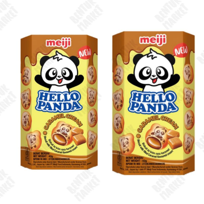 

HELLO PANDA Caramel Cream 42gr / Biskuit / Makanan Ringan / Cemilan Instan