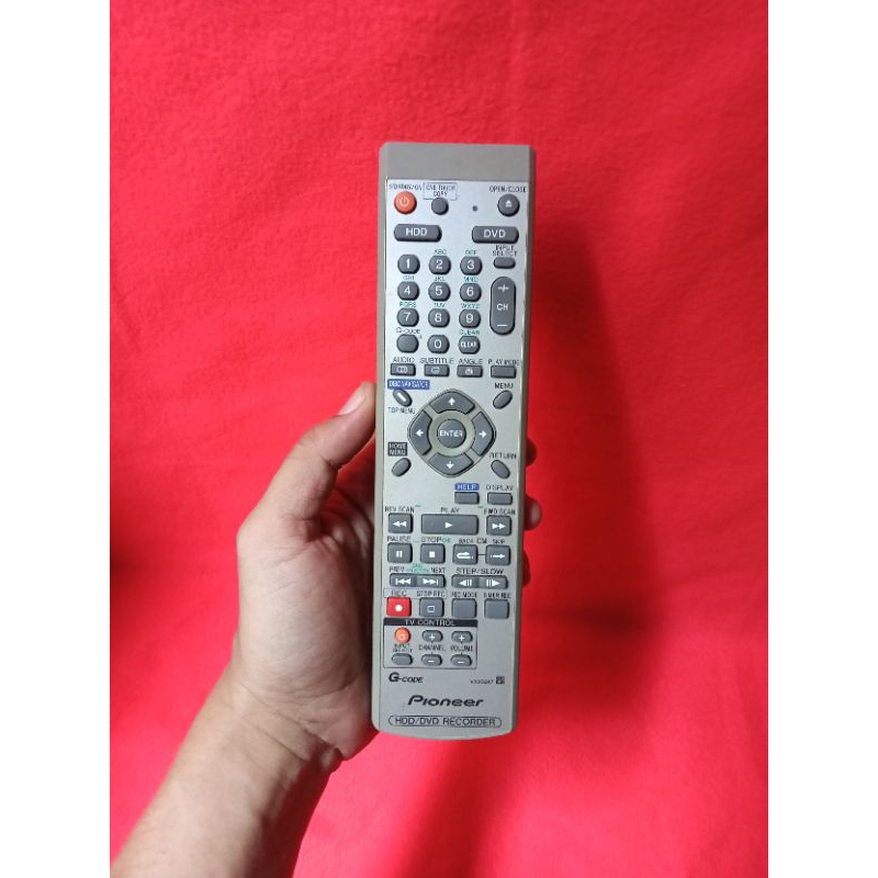 Remote Pioneer HDD/DVD Recorder VXX3247