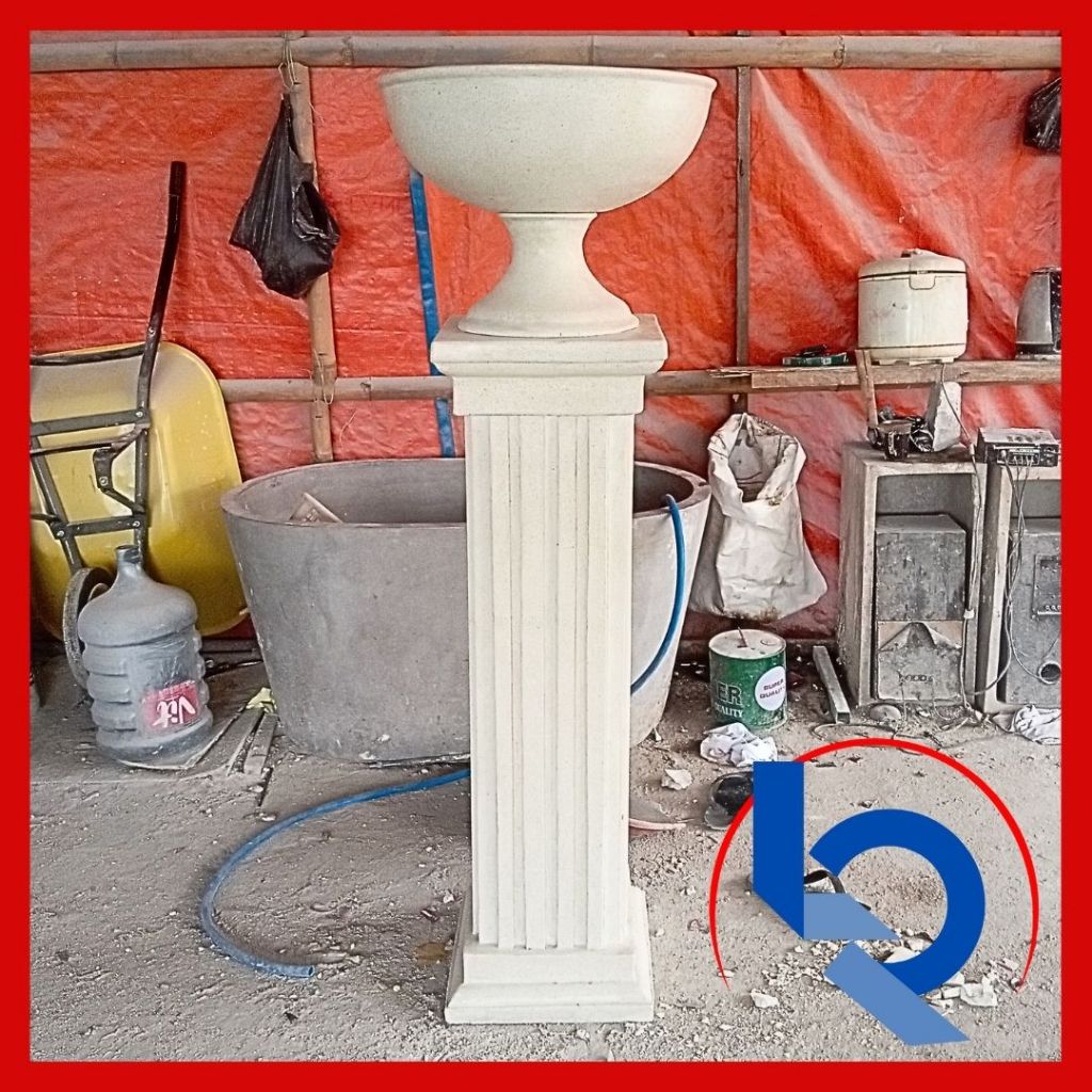 pot teraso tanaman tipe pilar tinggi