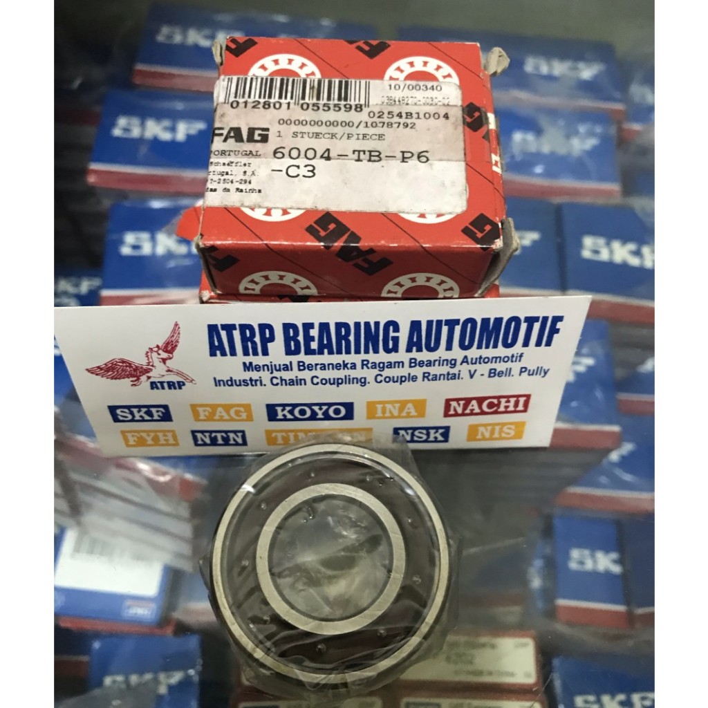 BALL BEARING 6004TBP63 6004 TBP63 FAG ORIGINAL 20X42X12 HIGH SPEED