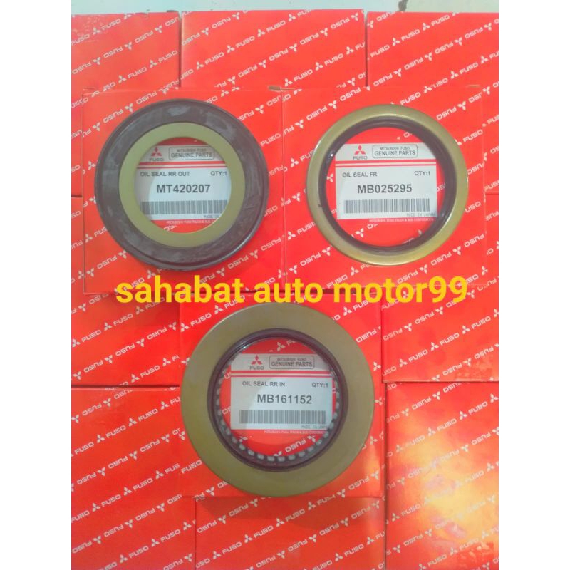 SEAL RODA OIL SEAL BELAKANG LUAR DALAM DAN DEPAN PS125 CANTER