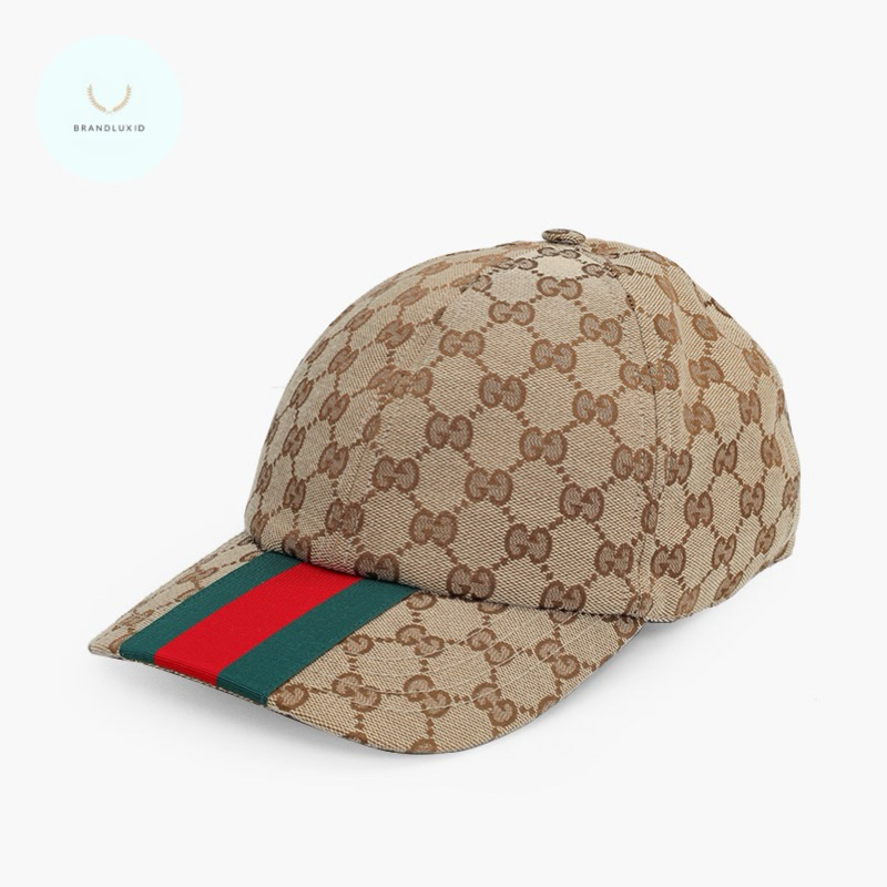 Gucci Original GG Baseball Cap in Beige/Ebony