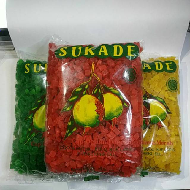 

Sukade 1kg (4bungkus x 250gr) 4 Warna (MERK DELIMA)