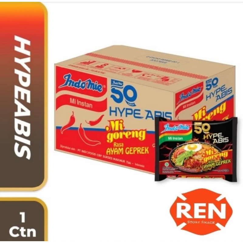 

Indomie Ayam Geprek Isi 40Pcs