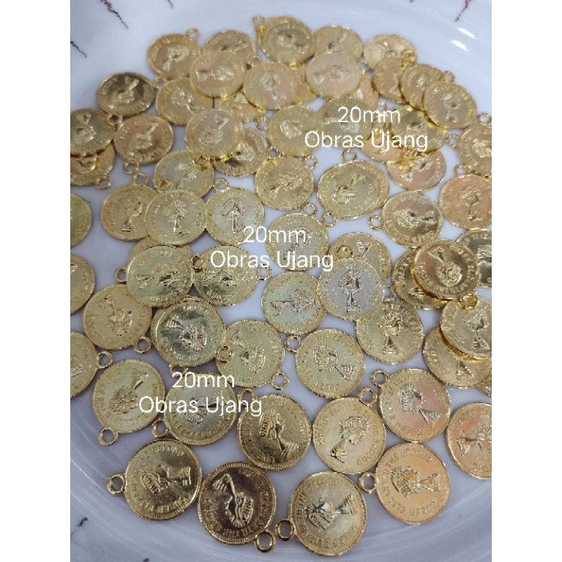 25pcs ronce koin logam Elizabeth