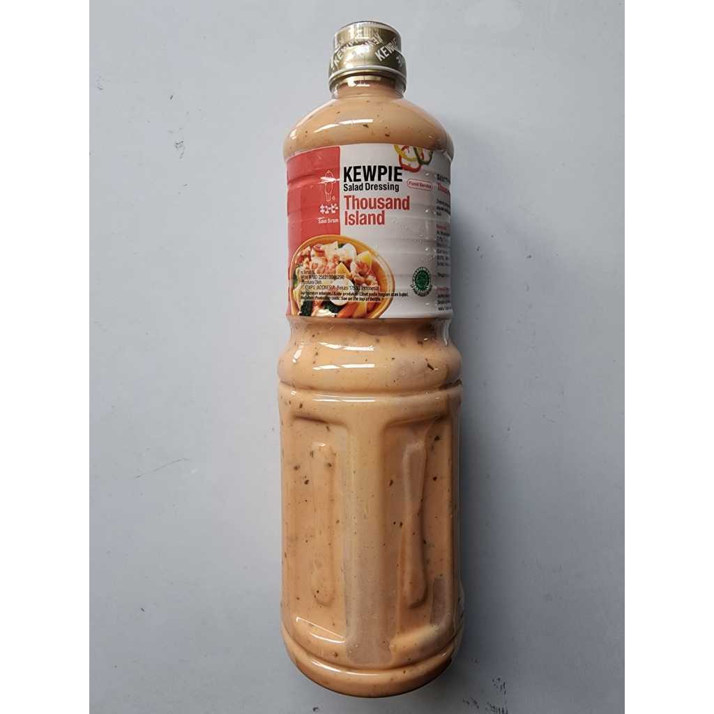 

KEWPIE Mayonaise Thousand Island 1 L Saus Siram Salad Dressing HALAL Saos 1L