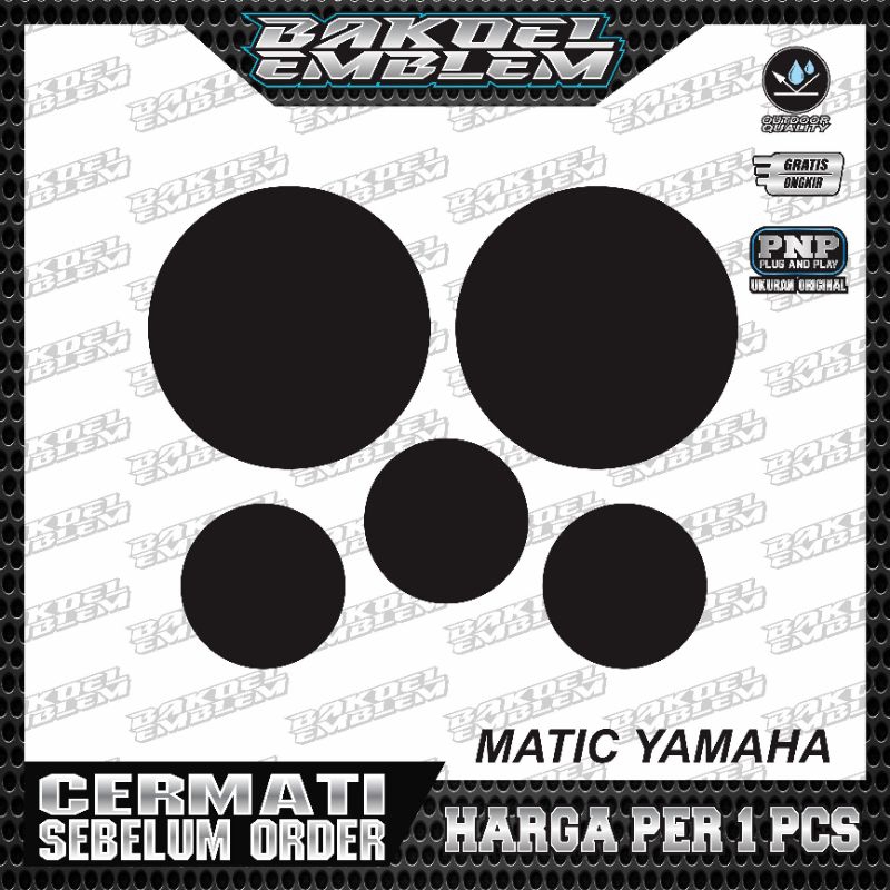Emblem Logo Custom, MATIC YAMAHA DAN HONDA