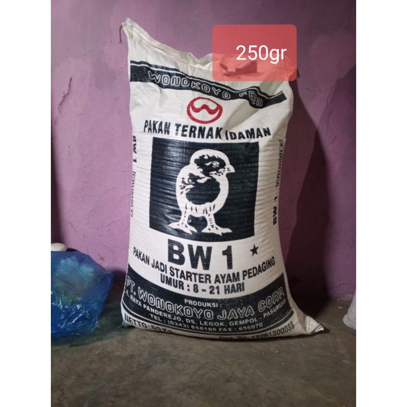 pur pakan jadi starter anak ayam pedaging BW1