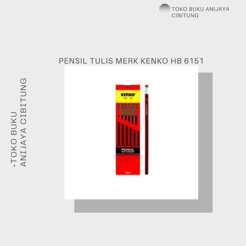 

PENSIL TULIS MERK KENKO HB 6151