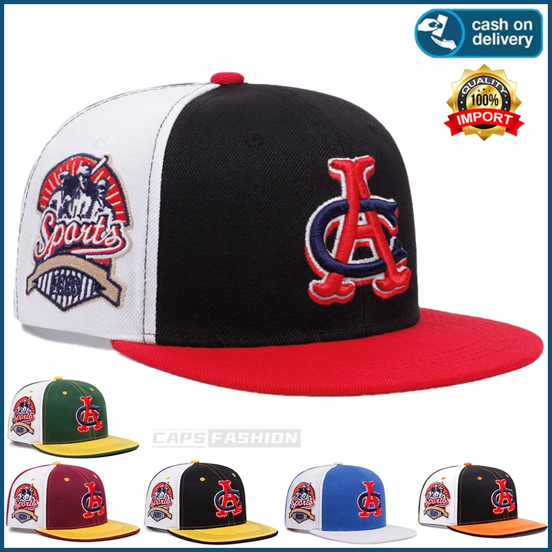 Topi Snapback original CA Topi baseball Fashion distro pria wanita bordir hip-hop ukuran besar dapat