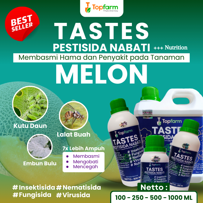 Obat Pembasmi Hama Daun Melon / Obat Hama Daun Tanaman Melon / Obat Ulat Pada Melon / Obat Hama Ulat