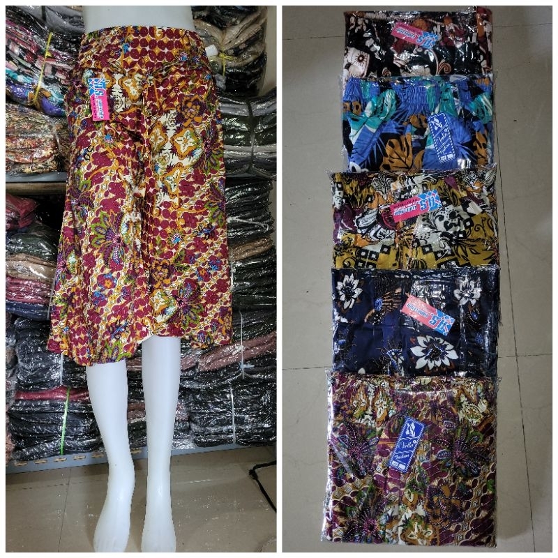 kulot 7/8 jumbo/kolor 7/8 jumbo celana katun stret