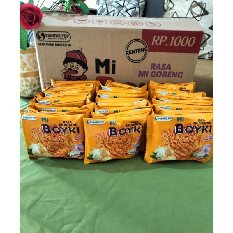 

mie boyki snack jadul rasa mie goreng ( 1 renceng isi 10 pcs )