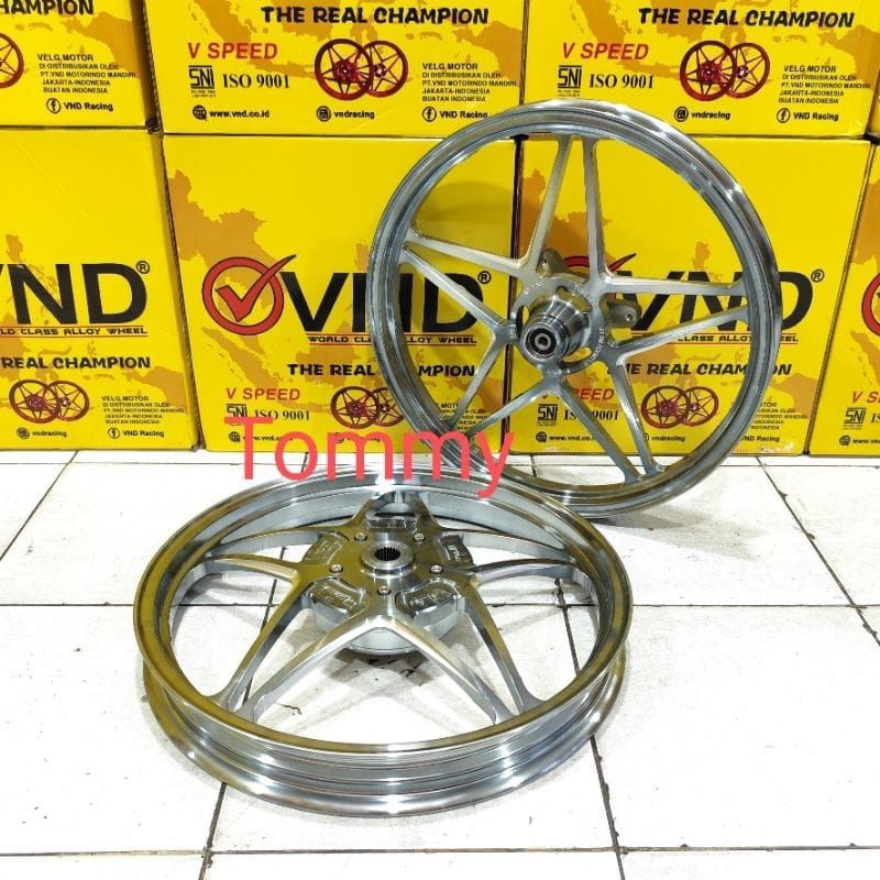 Velg Velk VND V SPEED Bintang Ring 17 Aerox New Old VND Vspeed V2 Aerox 155 ukuran 160x17 & 185x17