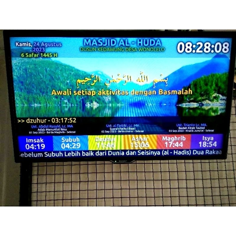 Jam Jadwal Sholat TV Digitas - JWS TV