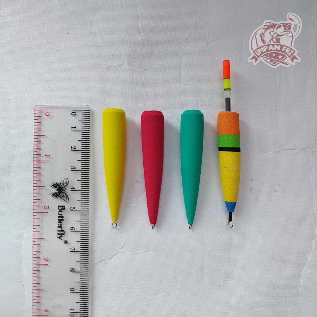 ( Isi 6 Pcs ) Pelampung Kumbul Pancing Murah dan Berkualitas Warna Cerah juga Unik